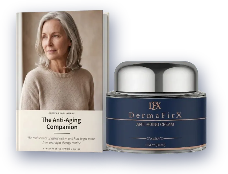 DERMAFIRX cream and the Anti-Aging Protocol Guide bundled together